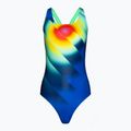 Speedo Placement Digital Powerback дамски бански костюм от една част true cobalt/harlequin green