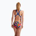 Speedo дамски бански костюм Allover Digital Leaderback диня/светло розово/мъжка кора/лимонов дризт 7