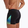 Speedo Allover Digital V-Cut Aquashort мъжки боксерки за плуване black/true cobalt 7