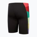 Мъжки бански Speedo Placement Digital V-Cut black/sweet purple/harlequin green/watermelon 2