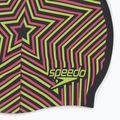 Speedo Reversible Slogan Junior детска шапка за плуване starburst true cobalt/flare pink 4