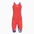 Бански костюм Speedo Fastskin LZR Ignite Kneeskin flame red/bolt/white