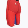 Дамски цял бански костюм Speedo Fastskin LZR Pure Valor 2.0 Openback Kneeskin flame red/cobalt pop 4