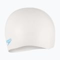 Детска шапка за плуване Speedo Plain Moulded Silicone white/aqua splash 2