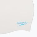 Детска шапка за плуване Speedo Plain Moulded Silicone white/aqua splash 3