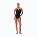 Бански костюм от една част Speedo Placement Laneback black/siren red/plum dandy 7