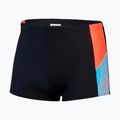 Мъжки боксерки за плуване Speedo Dive Aquashort black/siren red/piton blue