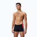 Мъжки боксерки за плуване Speedo Dive Aquashort black/siren red/piton blue 5