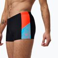 Мъжки боксерки за плуване Speedo Dive Aquashort black/siren red/piton blue 9