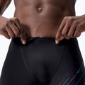 Мъжки боксерки за плуване Speedo HyperBoom V-Cut Aquashort black/picton blue/siren red 8