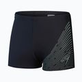 Мъжки боксерки за плуване Speedo Medley Logo Aquashort black/country green