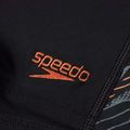 Детски боксерки за плуване Speedo HyperBoom Panel Aquashort black/country green/nectarine 4