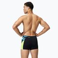 Мъжки боксерки за плуване Speedo Endurance+ MAX Splice Aquashort black/hyper yellow 2