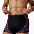 Мъжки бански Speedo Duo Logo Print Aquashort black/coral sands/neon violet 4