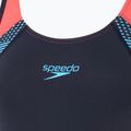 Speedo Placement Laneback дамски бански костюм от една част zoom boom placement/true navy 3