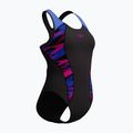 Дамски цял костюм за плуване Speedo Placement Laneback zoom boom placement/speedo black 3