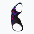 Дамски цял костюм за плуване Speedo Placement Laneback zoom boom placement/speedo black 5