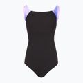 Дамски цял костюм за плуване Speedo Shaping LunaLustre Printed neon violet