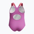 Детски цял бански костюм Speedo Learn To Swim Medalist neon violetl 2