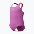 Детски цял бански костюм Speedo Learn To Swim Medalist neon violetl 3