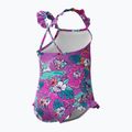 Speedo Научи се да плуваш Детски бански костюм от една част с щампа Frill Thinstrap в неоново лилаво 2