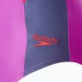 Speedo Colour Block дамски бански костюм от една част, неоново лилав 3