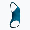 Дамски цял костюм за плуване Speedo Racer Zip with Built in Swim Bra dark teal 9