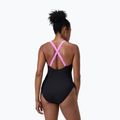 Дамски цял бански костюм Speedo Shaping Crossback neon violet 5