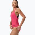 Дамски цял костюм за плуване Speedo Flex Band with Swim Bra raspbery fill/vermilion/punch 4