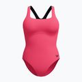 Дамски цял костюм за плуване Speedo Flex Band with Swim Bra raspbery fill/vermilion/punch 7