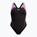 Дамски цял бански костюм Speedo HyperBoom Splice Racerback neon violet