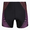 Мъжки плувни шорти тип клин Speedo Duo Logo Print Mid Jammer black/coral sands/neon violet