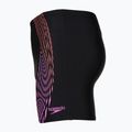 Мъжки плувни шорти тип клин Speedo Duo Logo Print Mid Jammer black/coral sands/neon violet 3