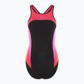 Speedo дамски бански костюм от една част High Neck Splice Cross Back малинов пълнеж