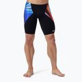 Мъжки бански Speedo Placement Digital V-Cut Jammer lava blur/speedo black 5