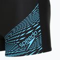 Мъжки боксерки за плуване Speedo Medley Logo Aquashort black/picton blue 3