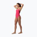 Дамски цял костюм за плуване Speedo Solid Racerback raspberry fill/vermilion/punch 2