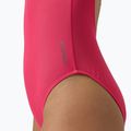 Дамски цял костюм за плуване Speedo Solid Racerback raspberry fill/vermilion/punch 6