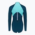 Speedo дамски бански костюм от една част Zip Colorblock dark teal 2