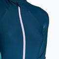 Speedo дамски бански костюм от една част Zip Colorblock dark teal 3
