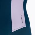 Speedo дамски бански костюм от една част Zip Colorblock dark teal 4