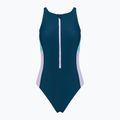 Speedo дамски бански костюм от една част Zip Colorblock dark teal