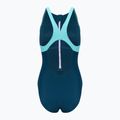 Speedo дамски бански костюм от една част Zip Colorblock dark teal 2