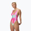 Дамски цял костюм за плуване Speedo Flu3nte Printed Convertible coral sands 8