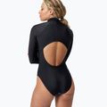 Speedo Printed LS Zip One Piece дамски бански костюм rapture glow/dark teal 5