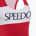 Speedo Colourblock Racerback дамски бански костюм от една част с висок риск червен 3