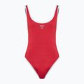 Speedo дамски бански от една част Solid Bound Scoop висок риск червен