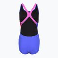 Дамски цял бански костюм Speedo Placement Digital Powerback molten blend/cobalt pop 2