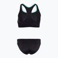 Speedo Placement хипер жълт дамски бански костюм от две части 2
