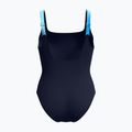 Дамски цял костюм за плуване Speedo Shaping Contour Eclipse Printed true navy/berry 2